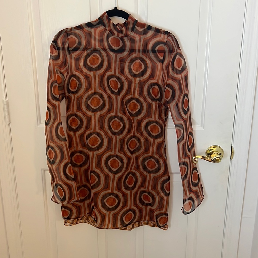 Zara mini long sleeve dress